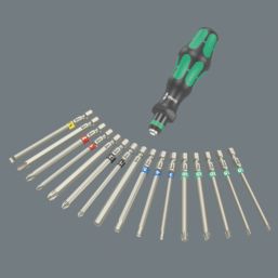 Wera Kraftform Kompakt 60 Interchangeable Screwdriver Set 17 Pieces