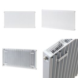 Flomasta 600mm x 1100mm 3568BTU White Type 11 Convector Radiator