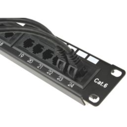 Philex Black Unshielded RJ45 Cat 6 Ethernet Cable 10m