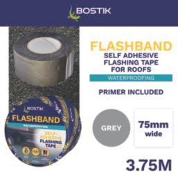Bostik Flashband & Primer Grey 3.75m x 75mm