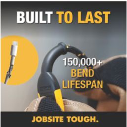 DEWALT USB-A to Lightning Charging Cable  3m