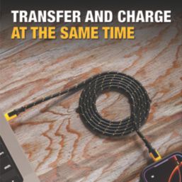 DEWALT USB-A to Lightning Charging Cable  3m