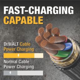 DEWALT USB-A to Lightning Charging Cable  3m