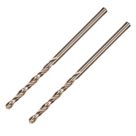 Erbauer  Straight Shank Metal Drill Bits 2mm x 49mm 2 Pack