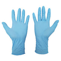 Intco  Nitrile Powder-Free Disposable Gloves Blue X Large 100 Pack