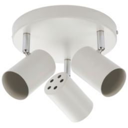 Saxby Toro Round 3-Light Spotlight White