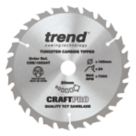 Trend CraftPro CSB/16524T Wood Thin Kerf Combination Circular Saw Blade for Cordless Saws 165mm x 20mm 24T