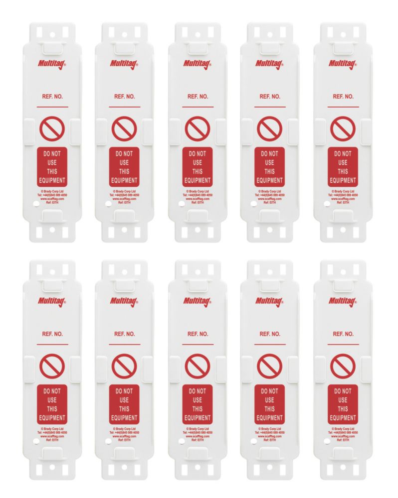 Scafftag Multitag Holder 10 Pack - Screwfix