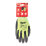 Milwaukee Hi-Vis Cut Level 3/C Gloves Fluorescent Yellow Large