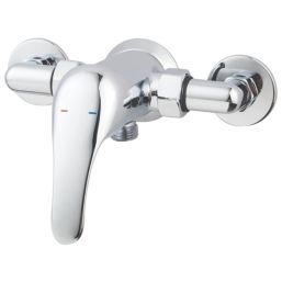Swirl Tarn Exposed Single Outlet Manual Chrome Shower Valve