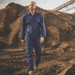 Site Almer  Coveralls Navy Blue Medium 49" Chest 31" L