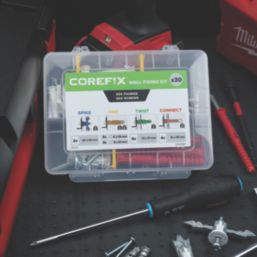 Corefix KIT Assorted Wall Fixing Kit With Screws 30 Pieces
