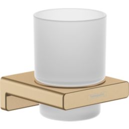 Hansgrohe AddStoris Toothbrush Tumbler Brushed Bronze