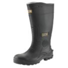 JCB Hydromaster Size 9  Black Steel Toe Cap Safety Wellies
