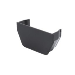 FloPlast  Square Internal Stop End Black 114mm