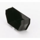 FloPlast  Square Internal Stop End Black 114mm