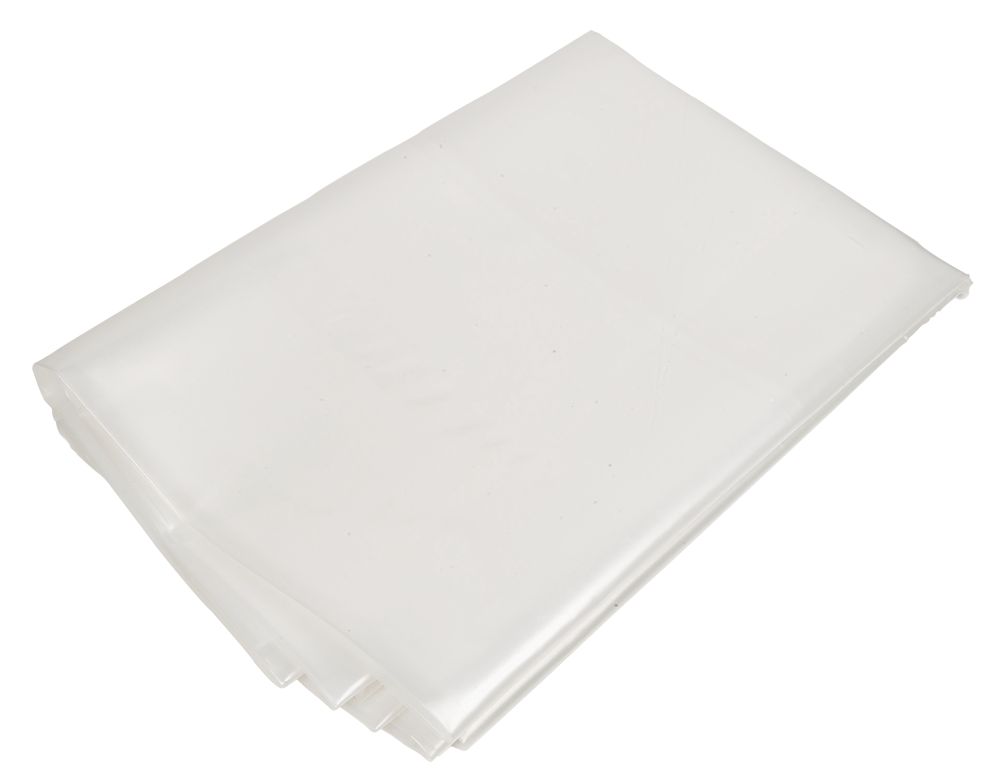Capital Valley Plastics Ltd Heavy Duty Polythene Sheet Clear 620ga 4m x