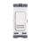 Hager Sollysta WMGSDP2/WM 20A Grid 2-Pole Washing Machine Switch White