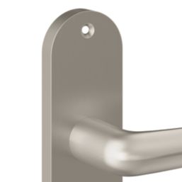 Cooke & Lewis Amga Lever on Backplate Handle Pair Satin Nickel