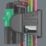 Wera 950/7 Blacklaser Multicolour Magnet 1 Metric Hex-Plus L-Key Set 7 Pieces