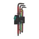 Wera 950/7 Blacklaser Multicolour Magnet 1 Metric Hex-Plus L-Key Set 7 Pieces