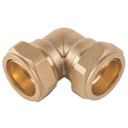 Midbrass  Brass Compression Equal 90° Elbow 1"