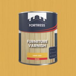 Fortress 750ml Light Oak Gloss Water-Based Interior Furniture Varnish