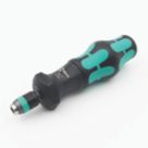 Wera 826 T Kraftform Turbo 1/4" Hex Bit-Holding Screwdriver Handle