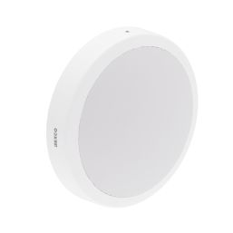 Lexco Pegasi Outdoor Round LED Bulkhead Light With Microwave Sensor White 17W 1200-1900lm