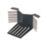 Glidevale Protect Black Universal Dry Verge End Caps 2 Pack