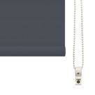 Renaissance Roller Blackout Thermal Blind Slate Grey 60cm x 160cm Drop