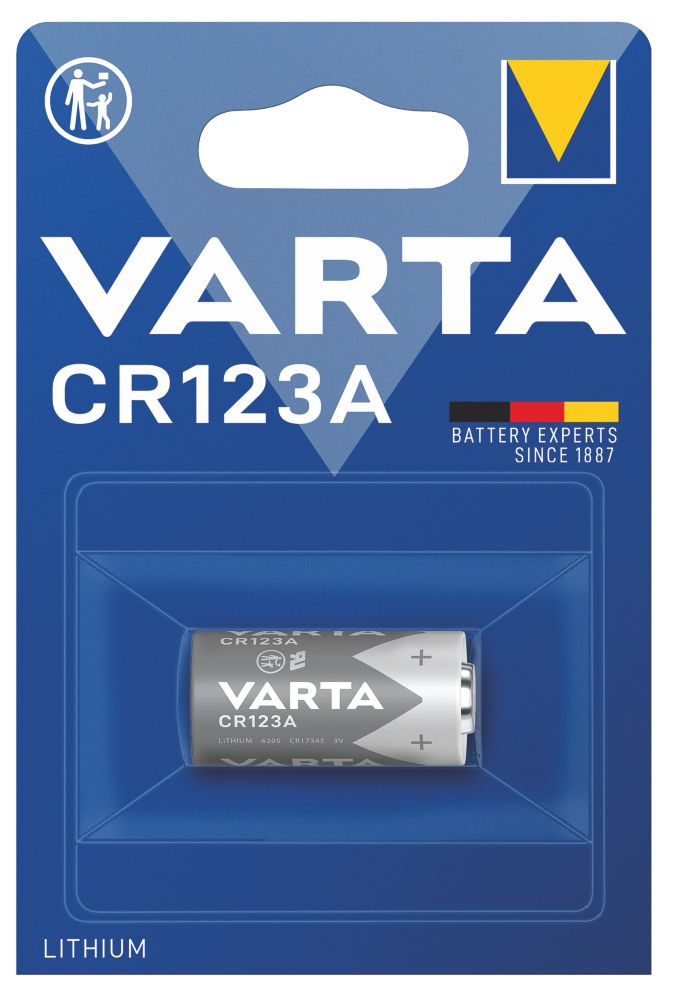 Varta CR123 Lithium Battery Screwfix