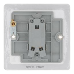 LAP  20A 16AX 1-Gang 2-Way Light Switch  Brushed Stainless Steel