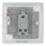 LAP  20A 16AX 1-Gang 2-Way Light Switch  Brushed Stainless Steel