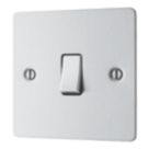 LAP  20A 16AX 1-Gang 2-Way Light Switch  Brushed Stainless Steel