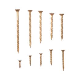 TurboGold  PZ Double-Countersunk Woodscrews Trade Grab Pack 1000 Pcs