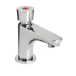 Bristan Z2 DUS 1/2 C Chrome 128mm Self-Closing Mono Basin Pillar Tap