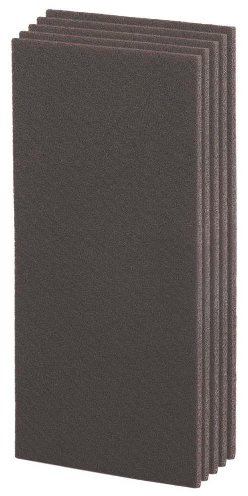 FixOMoll Brown Round SelfAdhesive Felt Gliders 100mm x 200mm 5 Pack