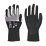 Wonder Grip WG-555 DUO Protective Work Gloves Black / Grey X Large