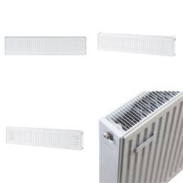 Flomasta 300mm x 1400mm 4523BTU White Type 22 Convector Radiator