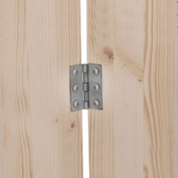 Magnodur Matt Silver Butt Hinge 80mm x 80mm 2 Pack