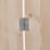 Magnodur Matt Silver Butt Hinge 80mm x 80mm 2 Pack
