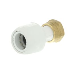 Hep2O  Plastic Push-Fit Straight Tap Connector 22mm x 3/4"