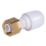 Hep2O  Plastic Push-Fit Straight Tap Connector 22mm x 3/4"