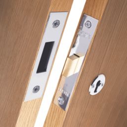 ERA  3 Lever Chrome Mortice Deadlock 76mm Case - 56mm Backset