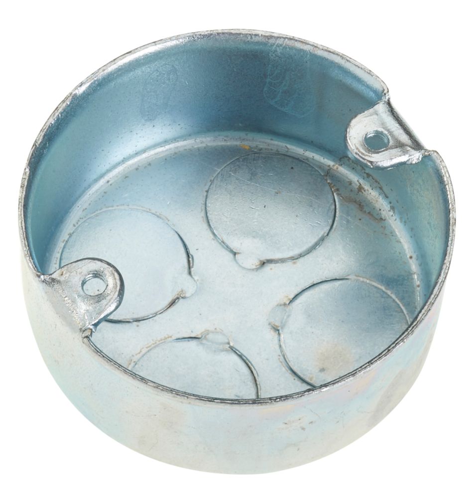 Deta 4 Hole 20mm Loop-In Conduit Box BZP - Screwfix