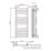 Flomasta Flat Bar 1200mm x 500mm 1897BTU Anthracite Vertical Designer Radiator