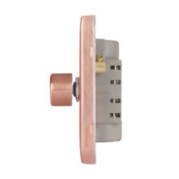 Schneider Electric Lisse Deco 2-Gang 2-Way LED Dimmer Switch  Copper