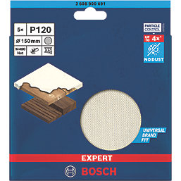 Bosch  M480 120 Grit Mesh Wood Sanding Discs 150mm 5 Pack
