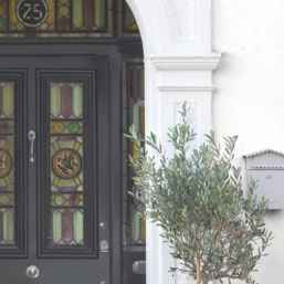 Sandtex 5Ltr Fine Textured Pure Brilliant White Masonry Paint